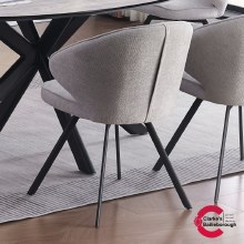 Additional picture of Belgrave Dining Set - HPL Top Table and 6 Chairs