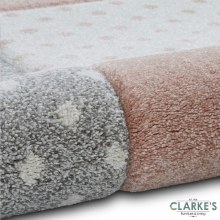 Additional picture of Brooklyn Kids Rug Pink 80 x 150cm