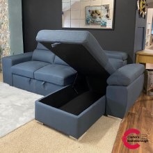 Additional picture of Capri Corner Sofa Bed Navy