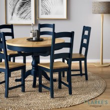 Additional picture of Chichester Navy Extending Dining Table