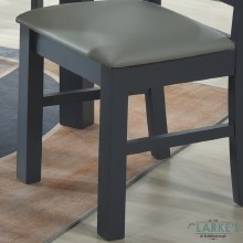Additional picture of Columbia Dining Chair Charcoal with PU Seat