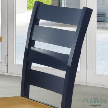 Additional picture of Columbia Dining Chair Navy with Oak Seat