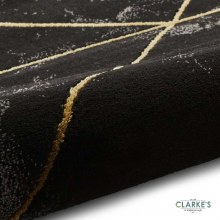 Additional picture of Craft 23299 Black / Gold Rug  160 x 220cm