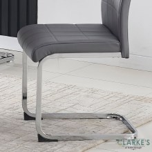 Additional picture of Edel Dining Chair Dark Grey