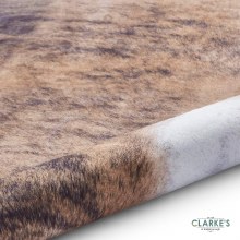 Additional picture of Faux Cow Skin Rug Brown/White 130 x 155cm