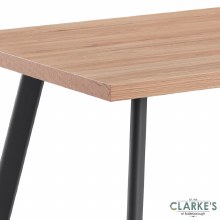 Additional picture of Frederic Oak Top Dining Table 120cm