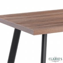 Additional picture of Frederic Walnut Top Dining Table 120cm