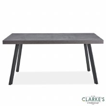 Additional picture of Frederic Concrete Effect Top Dining Table 160cm