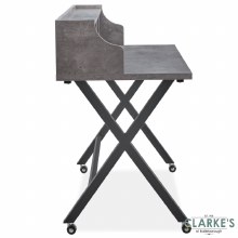 Additional picture of Frederic Writing Desk Grey Concrete Effect