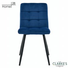 Additional picture of Palma Velvet Dining Chair Navy