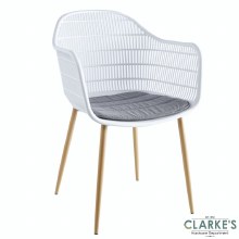 Additional picture of Metro Accent Chair White