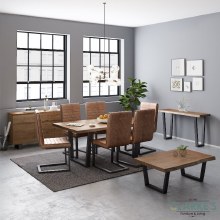 Additional picture of Oak Mill dining table 180cm