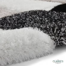 Additional picture of Olympia 2239 Black/White Rug 120 x 170cm