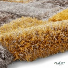 Additional picture of Olympia 2239 Grey/Yellow Rug 120 x 170cm