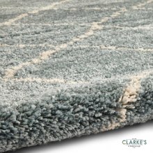 Additional picture of Royal Nomadic 5413 Teal/Cream Rug 120 x 170cm