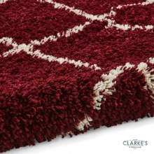 Additional picture of Scandi Berber G257 Red/Cream Rug 120 x 170cm