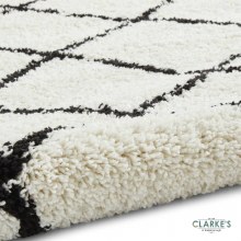 Additional picture of Scandi Berber G257 White/Black Rug 120 x 170cm