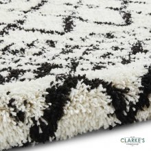 Additional picture of Scandi Berber G272 White/Black Rug 120 x 170cm