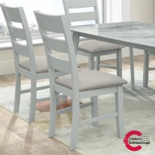 Additional picture of Sorrento Dining Set with 6 PU Chairs