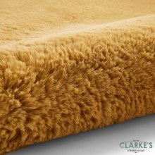 Additional picture of Super Teddy Mustard Rug 120 x 170cm