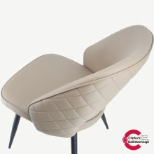 Additional picture of Sutton PU Dining Chair Mink