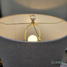 Additional picture of Azzura Glass Table Lamp 78cm