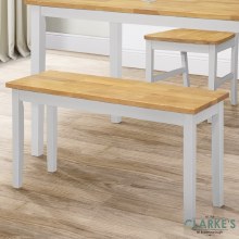 Additional picture of Tessa Dining Set Grey with Bench