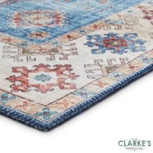 Additional picture of Topaz Traditional Dark Blue Rug 150 x 230cm