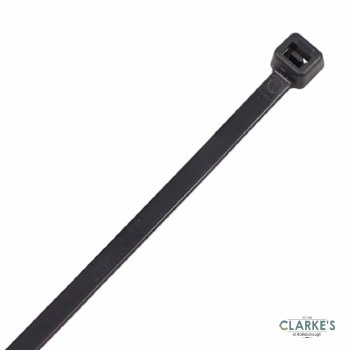 Timco Black Cable Ties 4.8 x 200mm