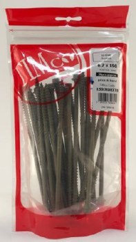 TimCo Index Timber Screws 6.7x150mm