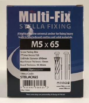 Timco Multi Fix Stella Fixing M5x65mm