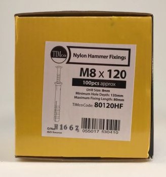 TimCo Nylon Hammer M8x120mm