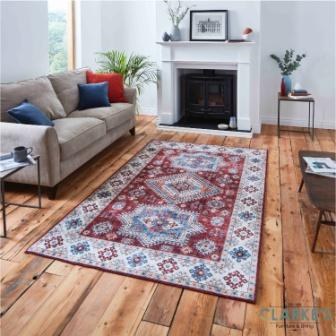 Topaz Traditional Red Rug 120 x 170cm