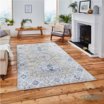 Topaz Traditional Gold Rug 120 x 170cm