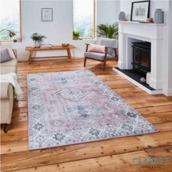 Topaz Traditional Rose Rug 120 x 170cm