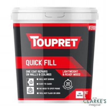 Toupret Quick Fill Filler 1 Litre