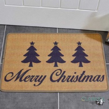 Tree's a Crowd Christmas Door Mat 60x40cm