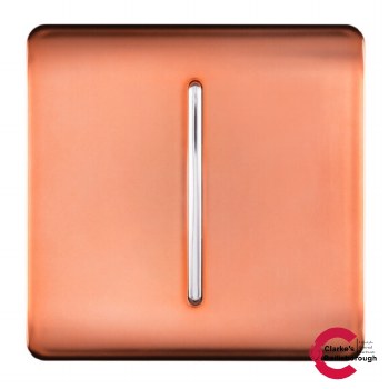 Trendi Switch 1 Gang Copper Rocker Switch