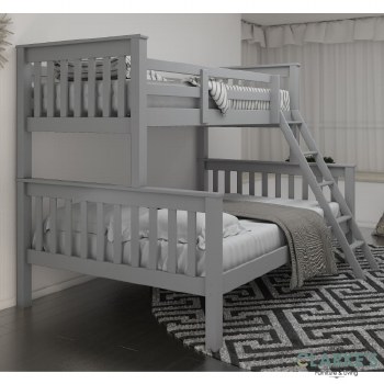 Triple grey bunk bed