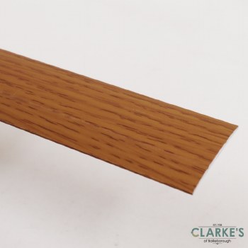 Flat Floor Cover Strip A08 Dark Oak 90cm