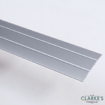 Flat Floor Cover Strip A08 Silver 90cm