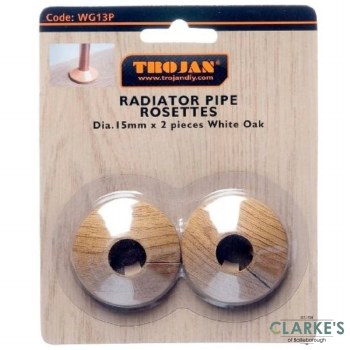 Radiator Pipe Covers White Oak