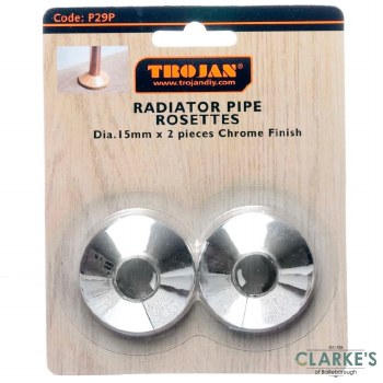 Radiator Pipe Covers Chrome