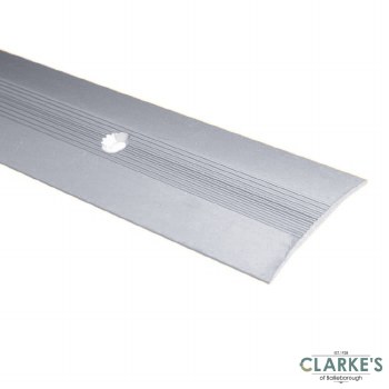 Carpet Cover Strip Flat Silver 90cm