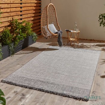 Tweed 9743 Outdoor Rug Silver 160 x 220cm