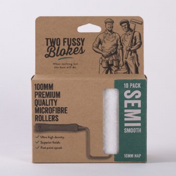 Two Fussy Blokes 10mm NAP Smooth Roller Sleeves 10 Pack