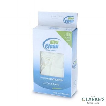 Ultra Clean latex gloves, 5 Pairs