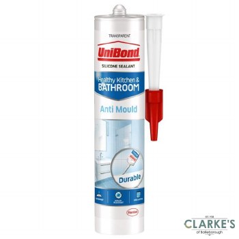 Unibond Anti-Mould Kitchen and Bathroom Sealant Clear