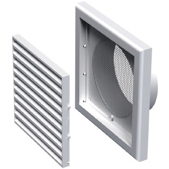 Louver Vent Grille White