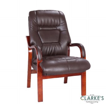 Vera Fireside Chair Brown